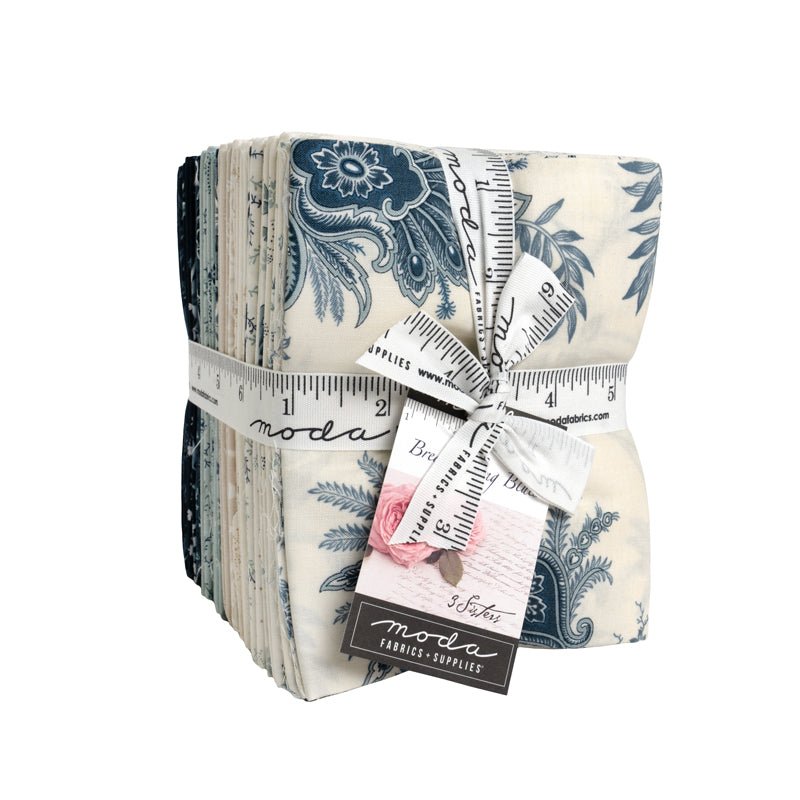 Breathtaking Blues Fat Quarter Bundle by 3 Sisters for Moda Fabrics – 30 Pieces - Jammin Threads