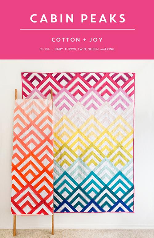 Cabin Peaks Quilt Pattern by Cotton and Joy - Jammin Threads