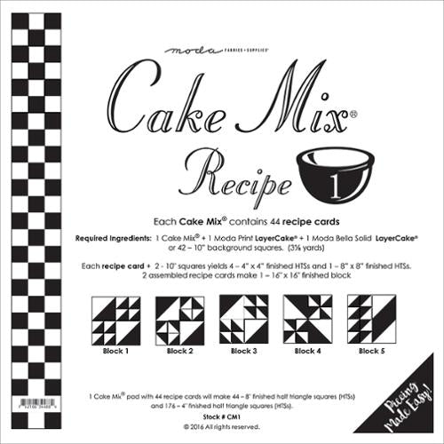 Cake Mix Recipe 1 by Moda Fabrics - Jammin Threads