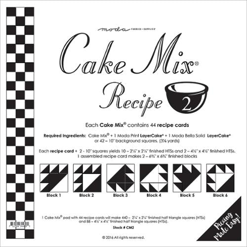 Cake Mix Recipe 2 by Moda Fabrics - Jammin Threads