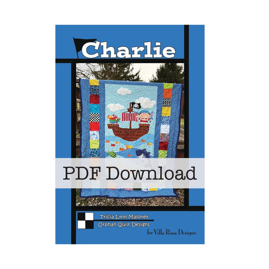 Charlie Quilt Pattern by Orphan Quilt Designs for Villa Rosa Designs (PDF Download) - Jammin Threads