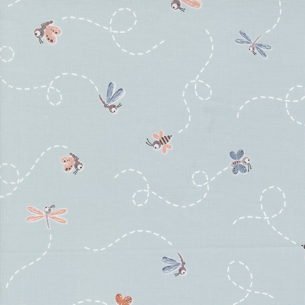 Chirp Quilt Fabric Fly High - Sky 39033 19 by Elena Amo for Moda Fabrics - Jammin Threads