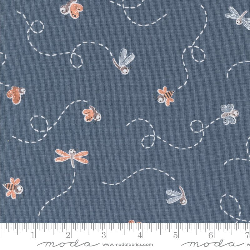 Chirp Quilt Fabric Fly High - Twilight 39033 22 by Elena Amo for Moda Fabrics - Jammin Threads