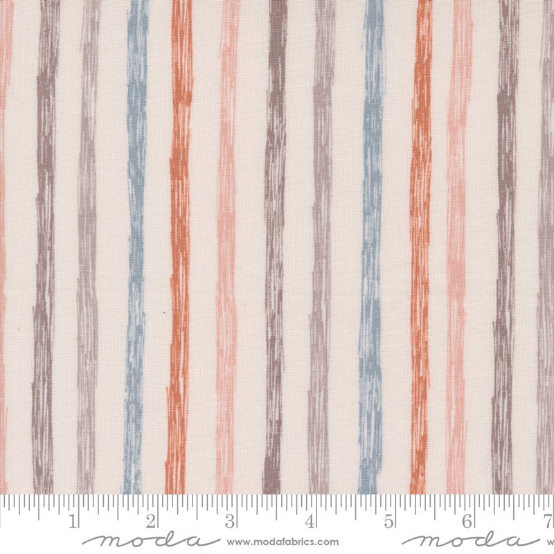 Chirp Quilt Fabric Just Stripes - Cloud 39037 11 by Elena Amo for Moda Fabrics - Jammin Threads