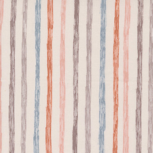 Chirp Quilt Fabric Just Stripes - Cloud 39037 11 by Elena Amo for Moda Fabrics - Jammin Threads