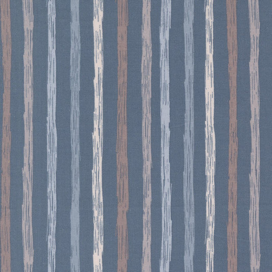 Chirp Quilt Fabric Just Stripes - Twilight 39037 22 by Elena Amo for Moda Fabrics - Jammin Threads