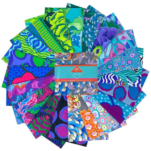 Classics Plus – 5" Charm Pack – FB6CPGP.AUG25COOL Kaffe Fassett Collective - Jammin Threads