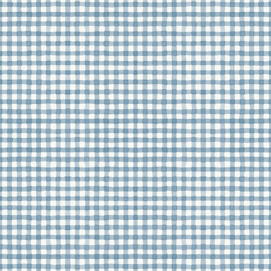 Countryside Gingham Blue Quilt Fabric by Lisa Audit for Riley Blake Designs - Jammin Threads