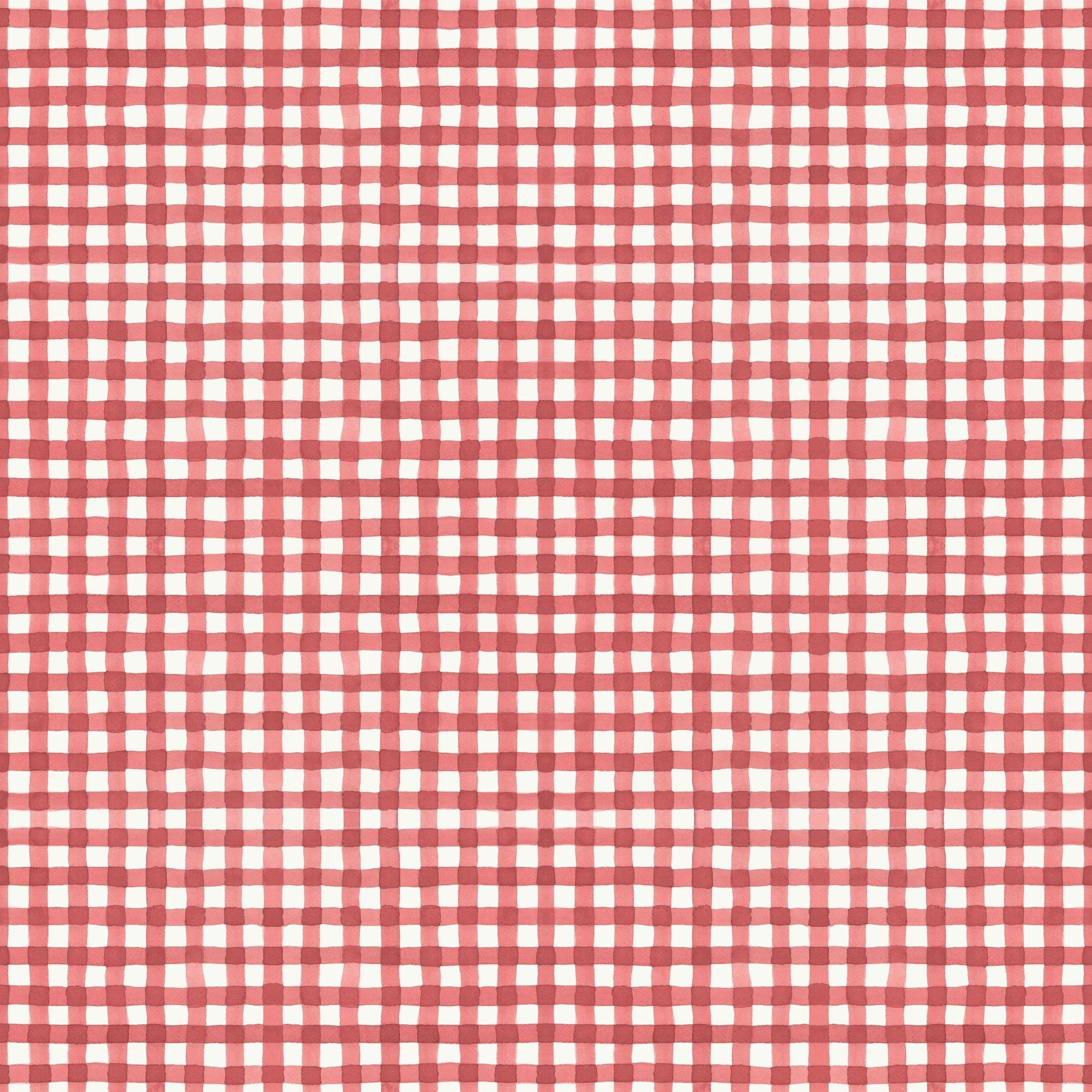 Countryside Gingham Red Quilt Fabric by Lisa Audit for Riley Blake Designs - Jammin Threads