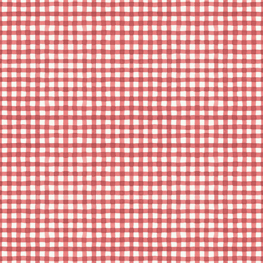 Countryside Gingham Red Quilt Fabric by Lisa Audit for Riley Blake Designs - Jammin Threads