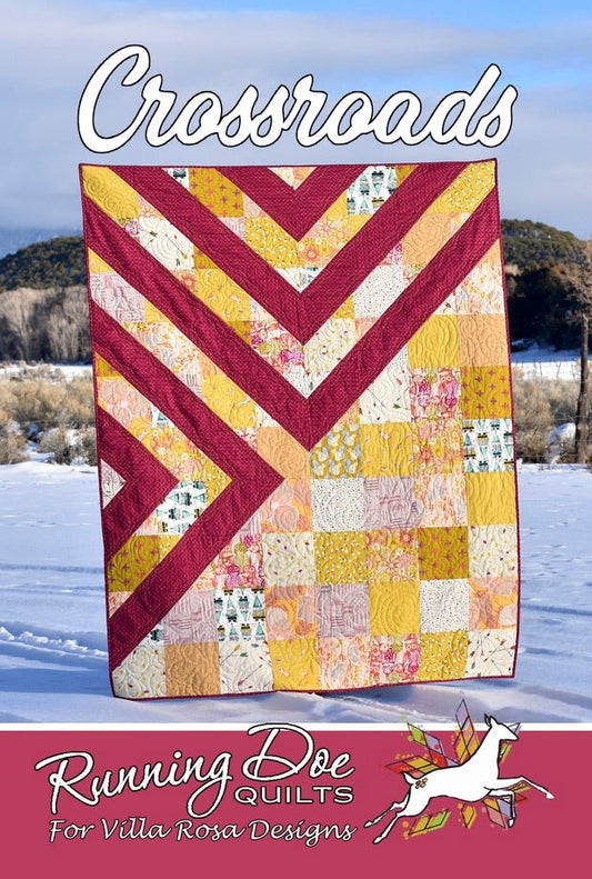 Crossroads Quilt Pattern by Running Doe Quilts - Jammin Threads