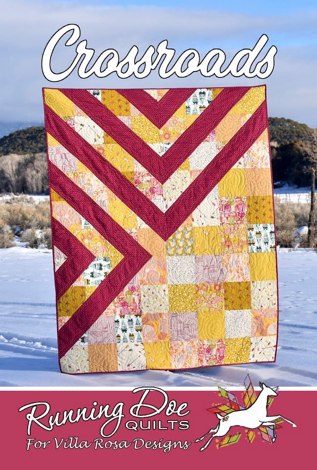 Crossroads Quilt Pattern by Running Doe Quilts (PDF Version) - Jammin Threads