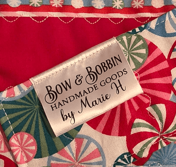 Custom Design Satin Labels - Jammin Threads