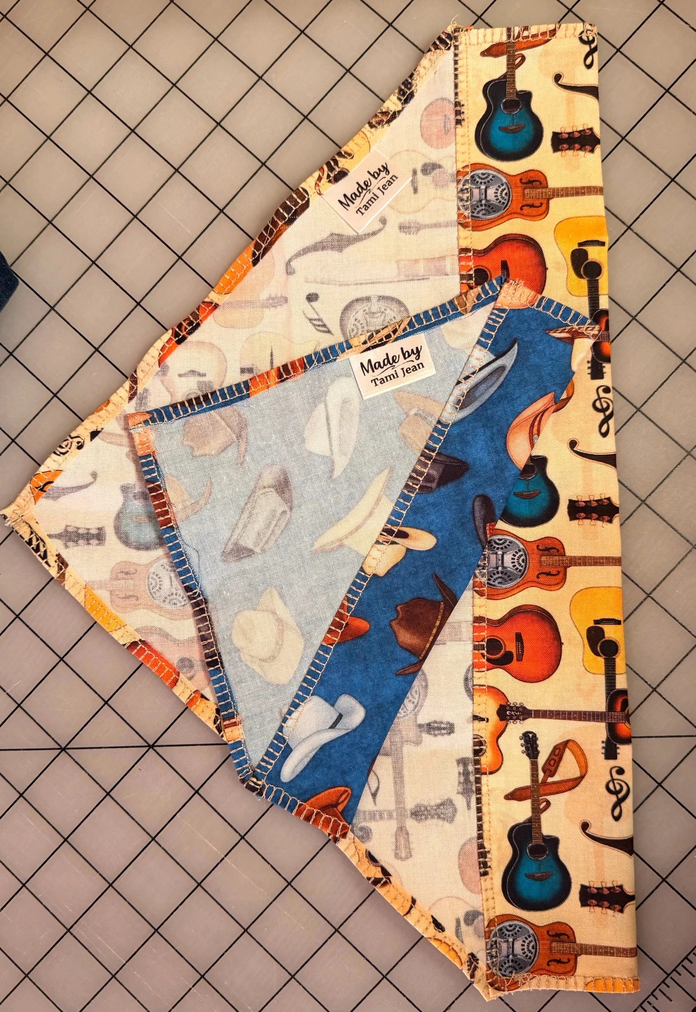 Custom Design Satin Labels - Jammin Threads