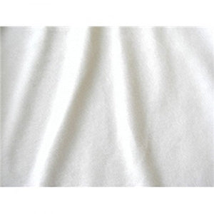 Custom Printed Fabric Panel – 12" x 18" White Polyester with Pink Lettering - Jammin Threads