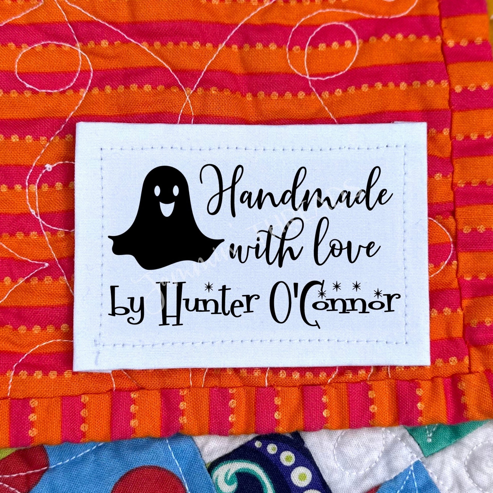 Cute Ghost Quilt Labels - Jammin Threads