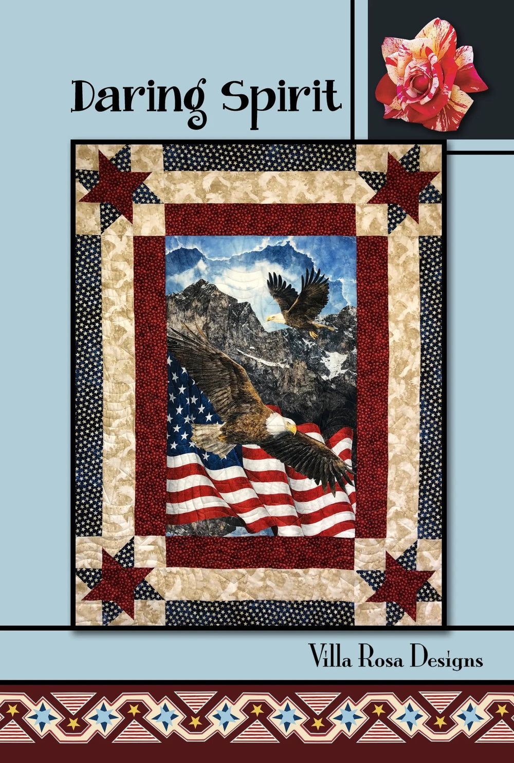 Daring Spirit Panel Quilt Panel by Villa Rosa Designs (PDF Version) - Jammin Threads