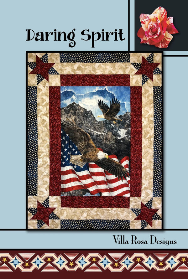 Daring Spirit Panel Quilt Panel by Villa Rosa Designs (PDF Version) - Jammin Threads