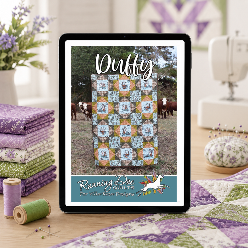 Duffy Quilt Pattern by Running Doe Quilts for Villa Rosa Designs (PDF)