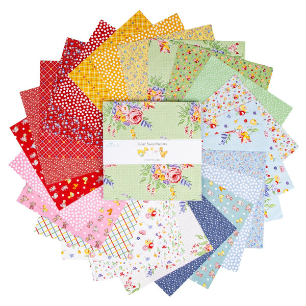 Dear Sweethearts 10" Stacker by American Jane for Riley Blake Designs – 42 Pieces - Jammin Threads