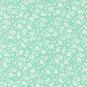 Delightfully Yours Quilt Fabric by Sherri & Chelsi Aqua 37701 17 - Jammin Threads