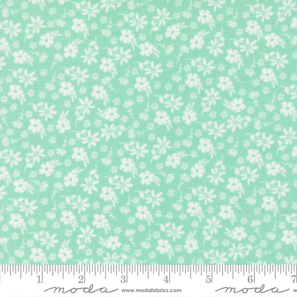 Delightfully Yours Quilt Fabric by Sherri & Chelsi Aqua 37701 17 - Jammin Threads