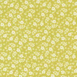 Delightfully Yours Quilt Fabric by Sherri & Chelsi Chartreuse 37701 14 - Jammin Threads