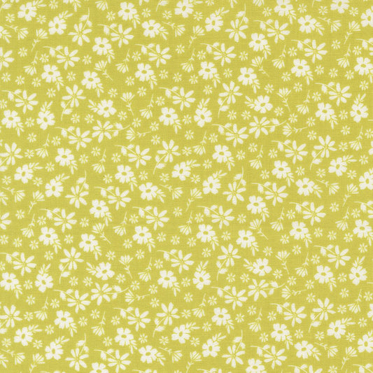 Delightfully Yours Quilt Fabric by Sherri & Chelsi Chartreuse 37701 14 - Jammin Threads