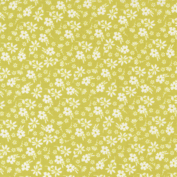 Delightfully Yours Quilt Fabric by Sherri & Chelsi Chartreuse 37701 14 - Jammin Threads