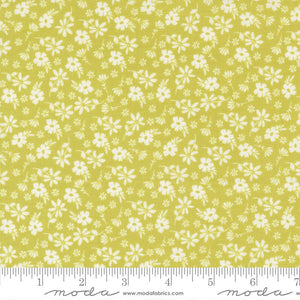Delightfully Yours Quilt Fabric by Sherri & Chelsi Chartreuse 37701 14 - Jammin Threads
