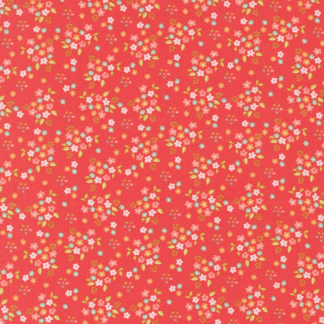 Delightfully Yours Quilt Fabric by Sherri & Chelsi Geranium 37705 16 - Jammin Threads