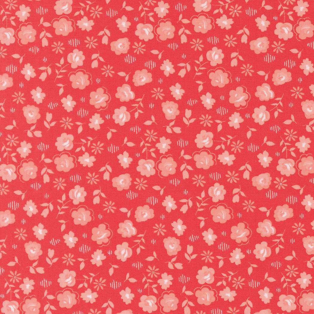 Delightfully Yours Quilt Fabric by Sherri & Chelsi Geranium 37706 16 - Jammin Threads