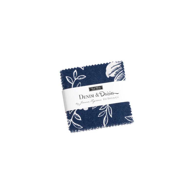 Denim & Daisies Mini Charm Pack by Fig Tree Co. - Jammin Threads