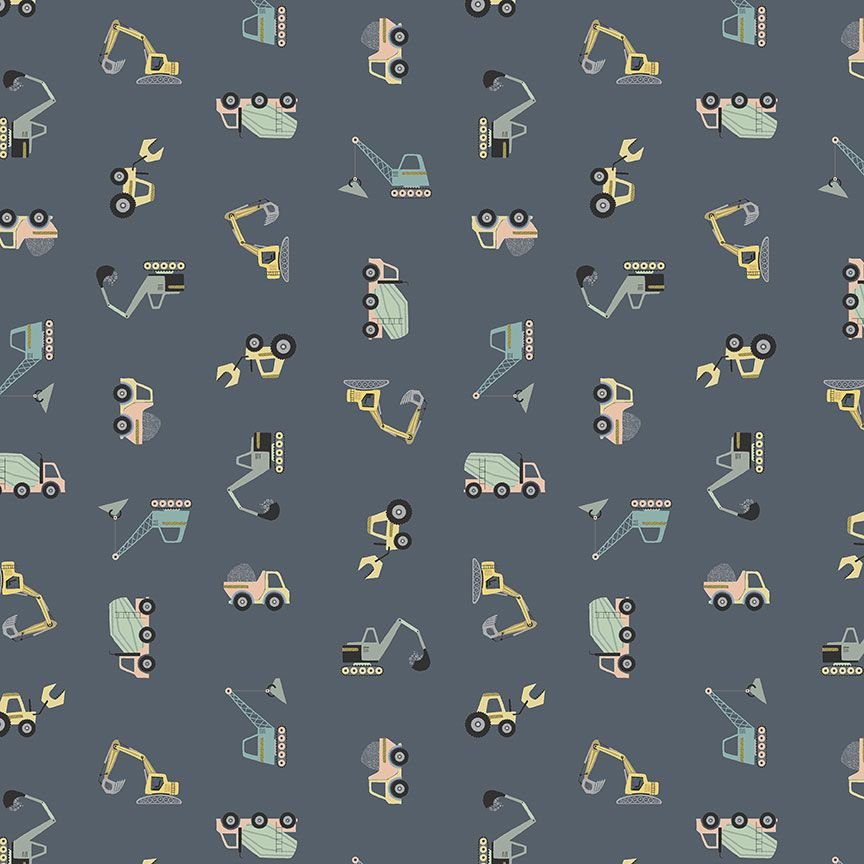 Dig It Get Loaded Children's Quilt Fabric by Dear Stella - Jammin Threads