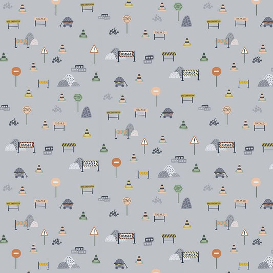 Dig It Monument Children's Quilt Fabric by Dear Stella STELLA - D2981 MONUMENT - Jammin Threads