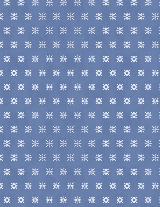 Ditzy Blue Quilt Fabric by Wilmington Prints - Jammin Threads