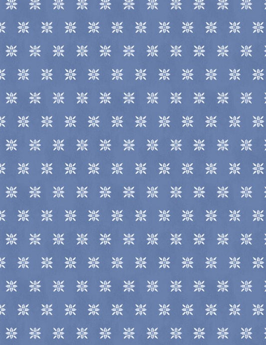 Ditzy Blue Quilt Fabric by Wilmington Prints - Jammin Threads