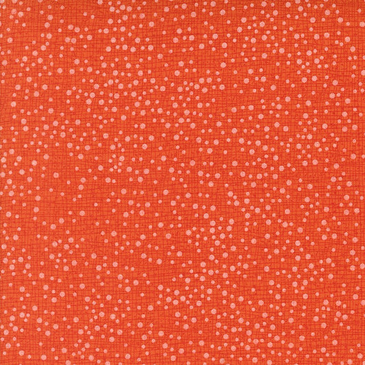 Dotty Thatched Quilt Fabric Tangerine 48715 82 by Robin Pickens for Moda Fabrics - Jammin Threads