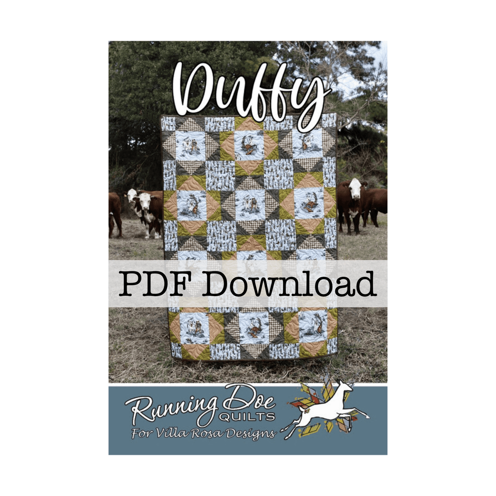 Duffy Quilt Pattern by Running Doe Quilts for Villa Rosa Designs (PDF) - Jammin Threads