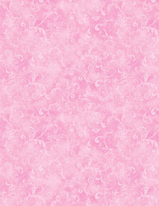 Essentials Filigree Pink Quilt Fabric by Wilmington Prints - Jammin Threads