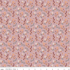 Evening on the Prairie Autumn Floral Mauve C16746 - MAUVE by Modern Prairie for Riley Blake Designs - Jammin Threads
