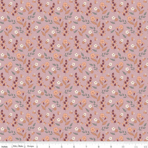 Evening on the Prairie Autumn Floral Mauve C16746 - MAUVE by Modern Prairie for Riley Blake Designs - Jammin Threads