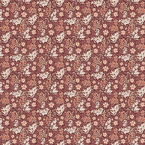 Evening on the Prairie Ditsy Floral Marsala C16747 - MARSALA by Modern Prairie for Riley Blake Designs - Jammin Threads