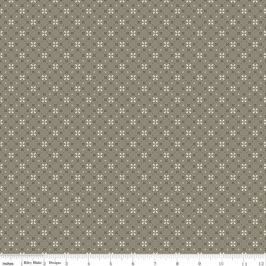 Evening on the Prairie Geo Floral Green C16749 - GREEN by Modern Prairie for Riley Blake Designs - Jammin Threads