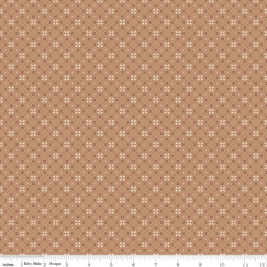 Evening on the Prairie Geo Floral Sienna C16749 - Sienna by Modern Prairie for Riley Blake Designs - Jammin Threads