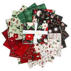 Evergreen Wishes Fat Quarter Bundle by Traci Reed for Riley Blake Designs – 18 Pieces - Jammin Threads
