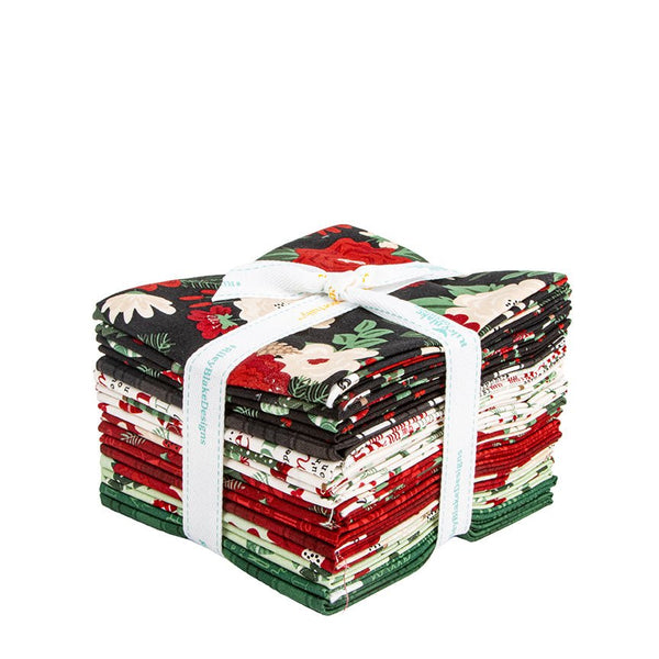 Evergreen Wishes Fat Quarter Bundle by Traci Reed for Riley Blake Designs – 18 Pieces - Jammin Threads
