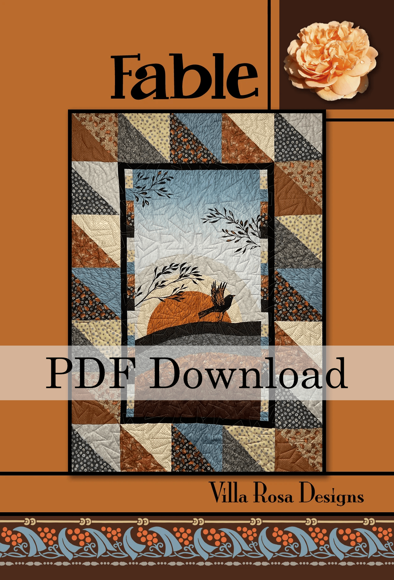 Fable Quilt Panel Pattern by Villa Rosa Designs (PDF Version) - Jammin Threads