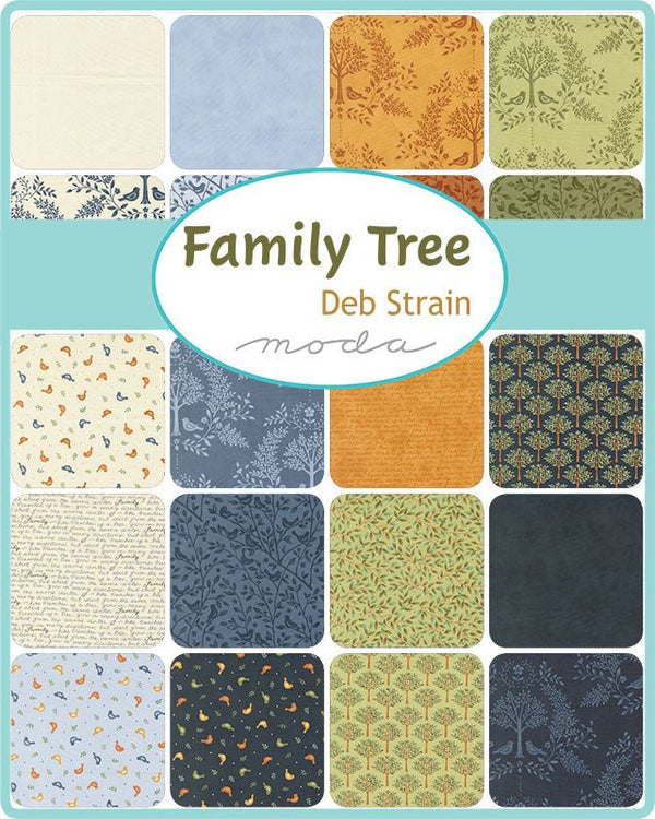 Family Tree Fat Quarter Bundle by Deb Strain for Moda Fabrics – 56160AB - Jammin Threads