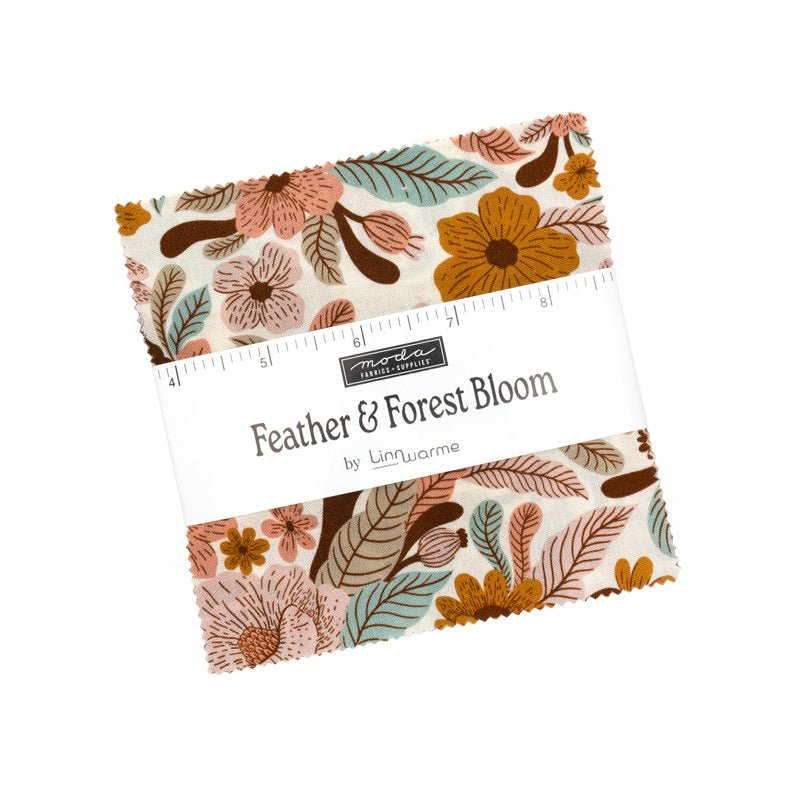 Feather and Forest Bloom Charm Pack by Linn Warme for Moda Fabrics – 42 Pieces - Jammin Threads